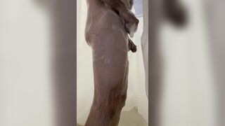 Watch Twink shaves cock and ass while in in the shower - 14 image