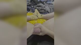 Big cock hardcore masturbation ending with a huge shaking orgasm with moaning - 6 image