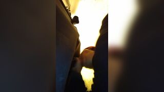 Regular gloryhole aficionado uses my services again and gets his thick black cock milked