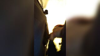 Regular gloryhole aficionado uses my services again and gets his thick black cock milked