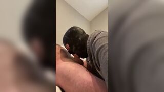 Fag gives his alpha more sloppy head