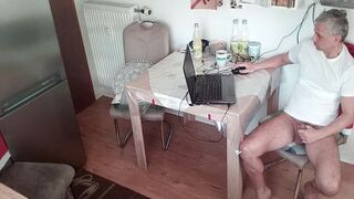 Wank, Squirt, Stroking, Wixen, Nackt, Exhibitionist, Geil,