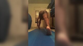 Sexy Butt Naked Male Yoga Part 3 Up Close - 1 image