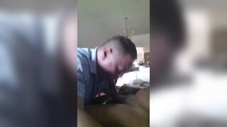 Dirty talking verbal black lad throat fucks a sub - 3 image