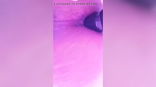 Anal dildo suction to door and inserting in ass from below - 3 image