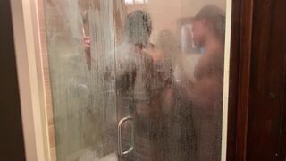 Hung Guys in Shower - 2 image