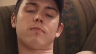 Twink Amateur Christian Dane Strips and Jerks Off