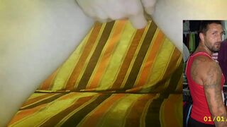 Str8 BG man playing with his own ass