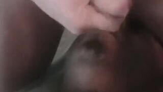 Amateur homo wanks and receives blowjob from black guy