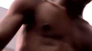 Black young amateur strokes his huge cock while cam recorded - 5 image