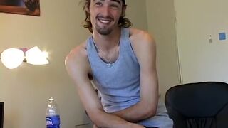 Hairy skaters Ian Madrox and Dustin Kilimin smoke & stroke