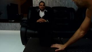 Latino Bear Feet Tickled