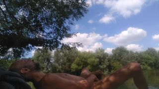 Slowly masturbating by the river.  Xavier desmadryl