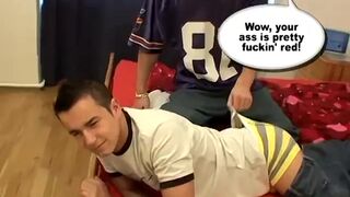 Jeans spank gay But Peter gets some supreme revenge! - 4 image