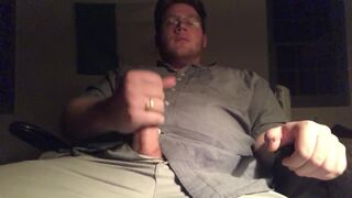 Chubby Guy has Extreme Orgasm while Watching Porn - 2 image