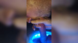 Gloryhole Blue Vision - Old Cock Part Two Cun In Mouth - 5 image