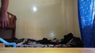 Hidden Camera Catches Roommate Oiling Up And Orgasming Loudly