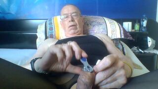 pinning balls and cock