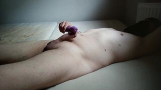 Bored in bed so my dick was horny - 11 image