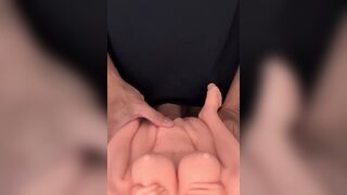 Slowly working my way into your little pussy, telling you what a good girl you are