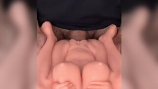 Slowly working my way into your little pussy, telling you what a good girl you are