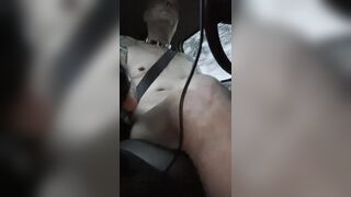 gay slaving driving naked in public part 3