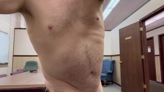 Office Conference Room Strip Naked and Walk Around then Pose at the End - 12 image