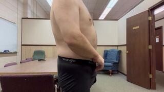 Office Conference Room Strip Naked and Walk Around then Pose at the End - 5 image