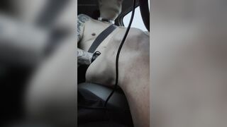 gay slave driving naked in public - 10 image