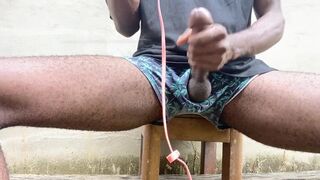 Outdoor Cumin hard in my big dick - 12 image