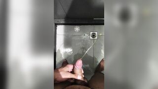 Latino Venezuelan Gay Lets Out His Cum