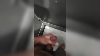 Latino Venezuelan Gay Lets Out His Cum