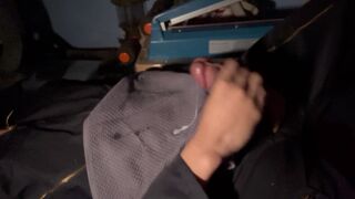 Mechanic jerk off during bicycle repair. - 14 image