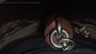 Longest chained Pierced cock ever Masturbation Part I - 9 image