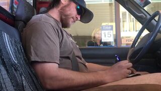 Horny Guy Bustin A Nut at the Bank ( Hands free Public Cum ) - 4 image