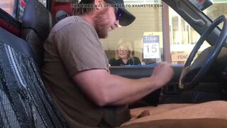 Horny Guy Bustin A Nut at the Bank ( Hands free Public Cum ) - 7 image