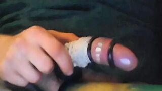 Balls Vacuum Pumping With Bound Cock And Cockhead With Rings