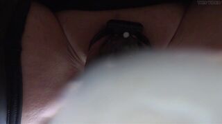 Estim cum is dripping