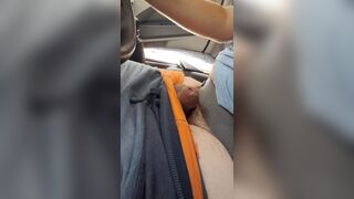 Car ride in the empty dick