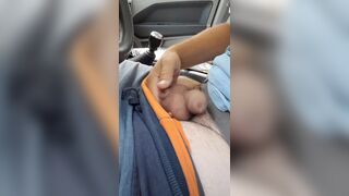 Car ride in the empty dick