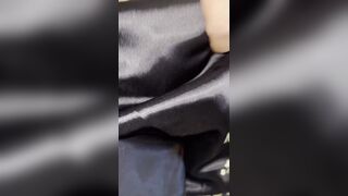 Cumming on silk nightie - 12 image