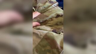 army solider in uniform - cumshot compilation! - 4 image