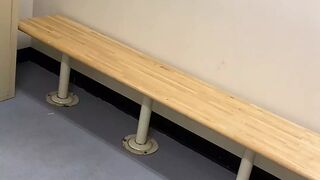 Black man in public gym showers - 1 image