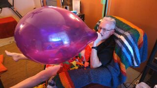 96) Large Round Balloon Inflated by Daddy - Balloonbanger - 15 image