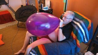 96) Large Round Balloon Inflated by Daddy - Balloonbanger - 3 image