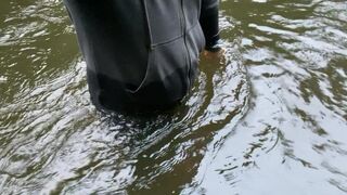Walking into a river fully clothed and piss wet - 4 image