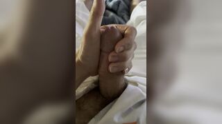 Horny soldier in football uniform jerks off with second load in a row! - 12 image