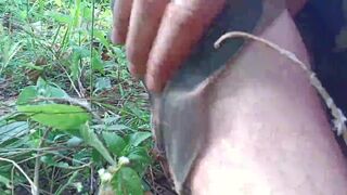 Pissing tribute to SOFIA IN sitting mood