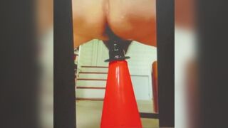 Up close dildo fucking