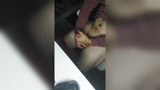 Masturbation with ejaculations on the desk